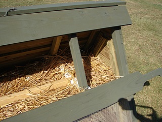 Chicken Ark, Perch, and Nesting Boxes 