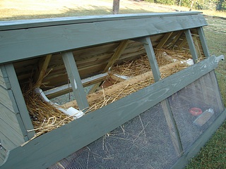 Chicken Ark, Perch, and Nesting Boxes 