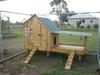 The coop just erected